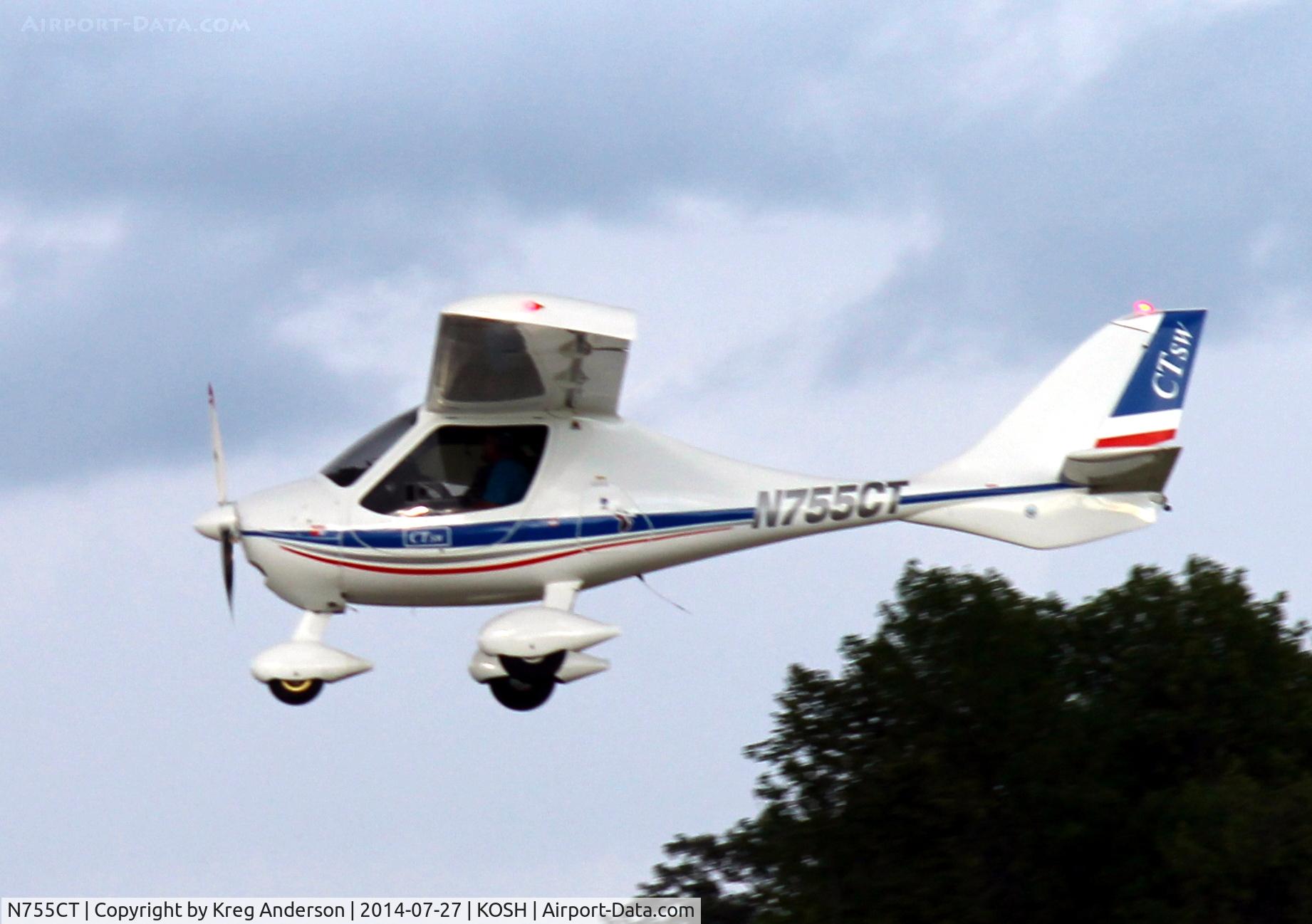N755CT, 2006 Flight Design CTSW C/N 06-11-18, EAA AirVenture 2014