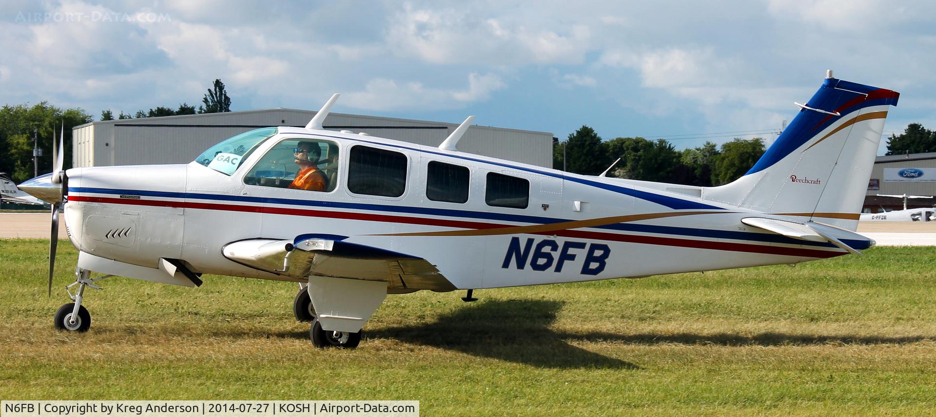 N6FB, 1978 Beech A36 Bonanza 36 C/N E-1318, EAA AirVenture 2014