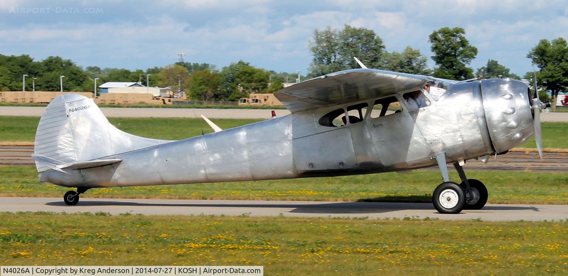 N4026A, 1952 Cessna 195A C/N 7830, EAA AirVenture 2014