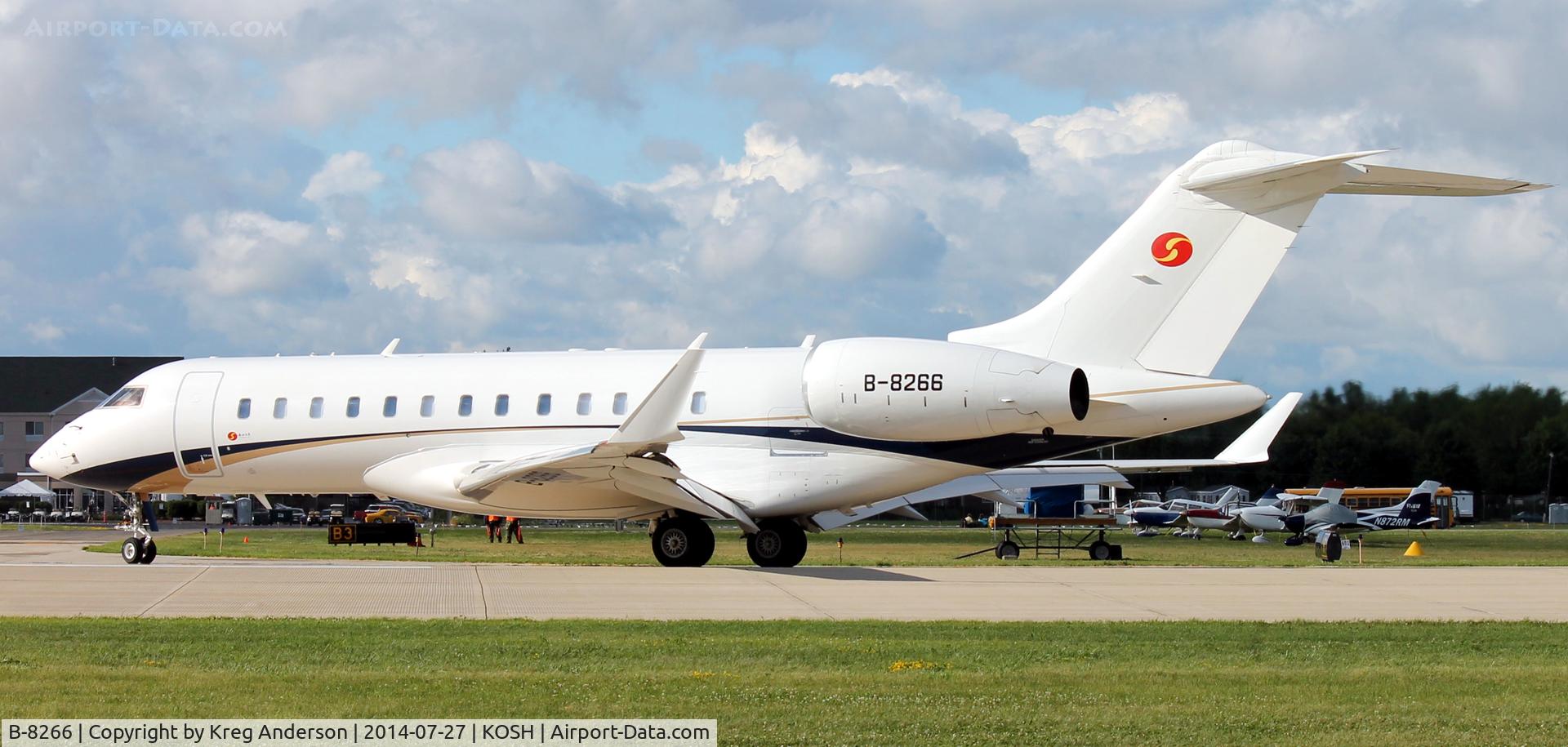 B-8266, 2010 Bombardier BD-700-1A10 Global Express C/N 9390, EAA AirVenture 2014