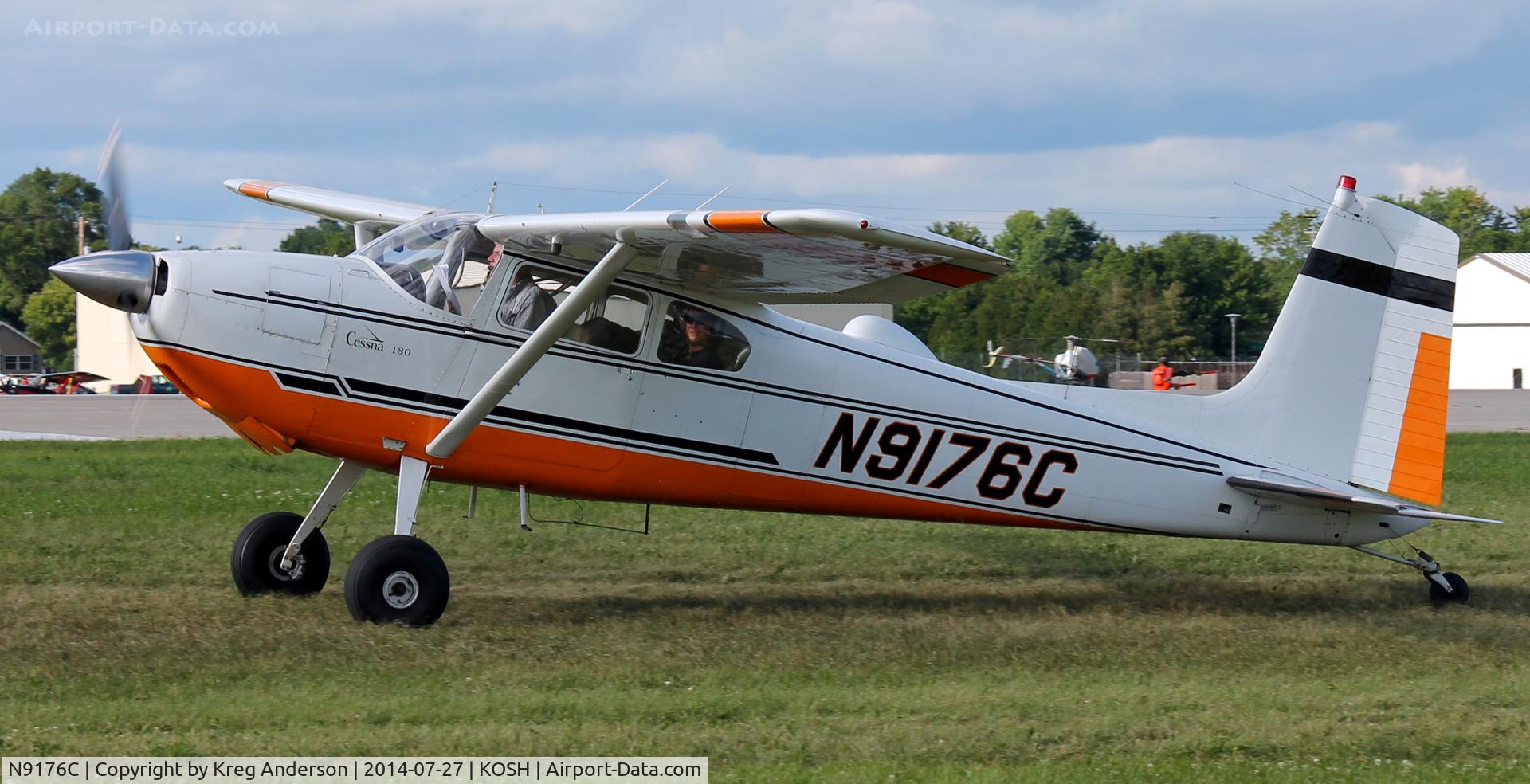 N9176C, 1954 Cessna 180 C/N 31275, EAA AirVenture 2014