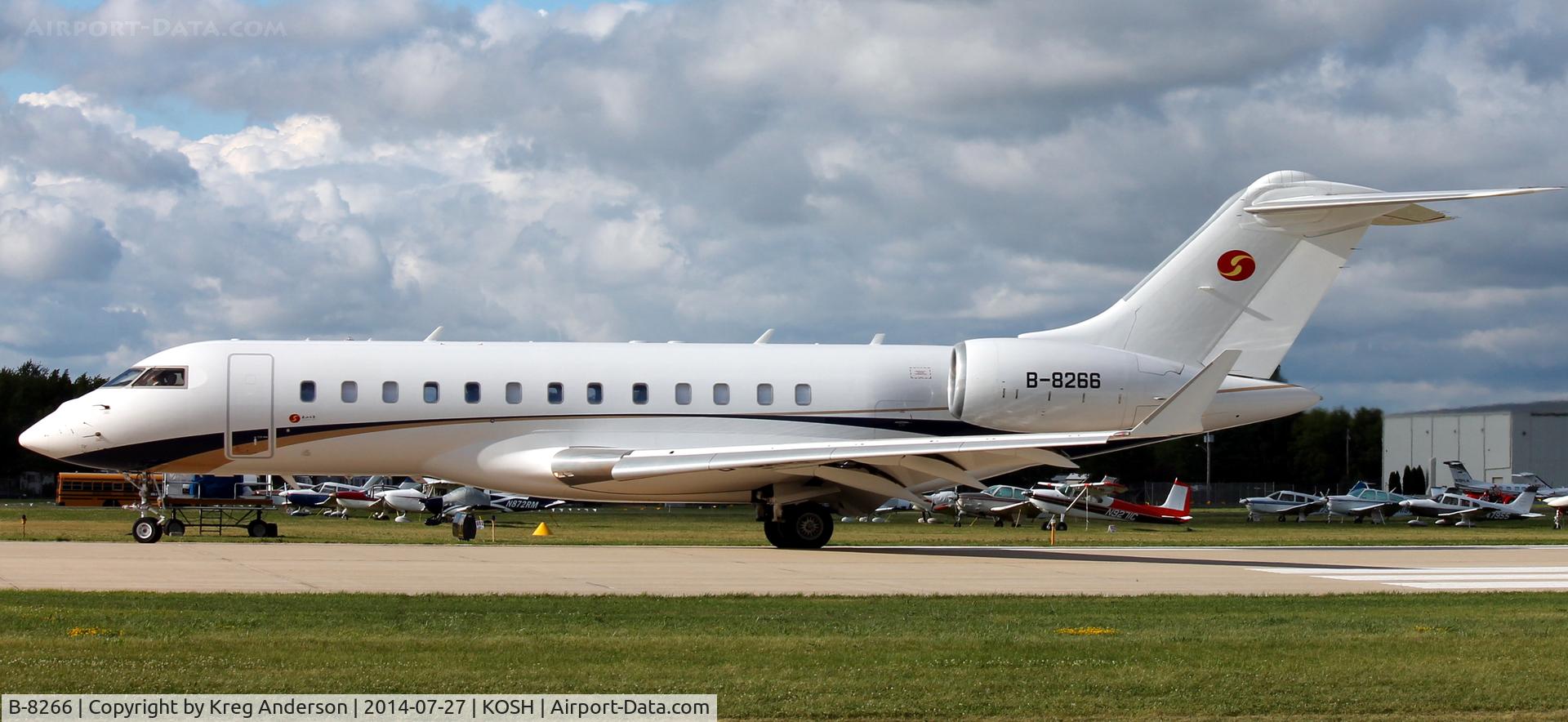 B-8266, 2010 Bombardier BD-700-1A10 Global Express C/N 9390, EAA AirVenture 2014