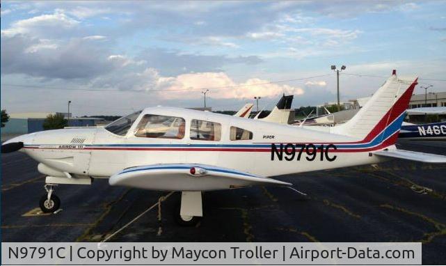 N9791C, 1978 Piper PA-28R-201T Cherokee Arrow III C/N 28R-7803278, 1978 Piper PA-28R-201T