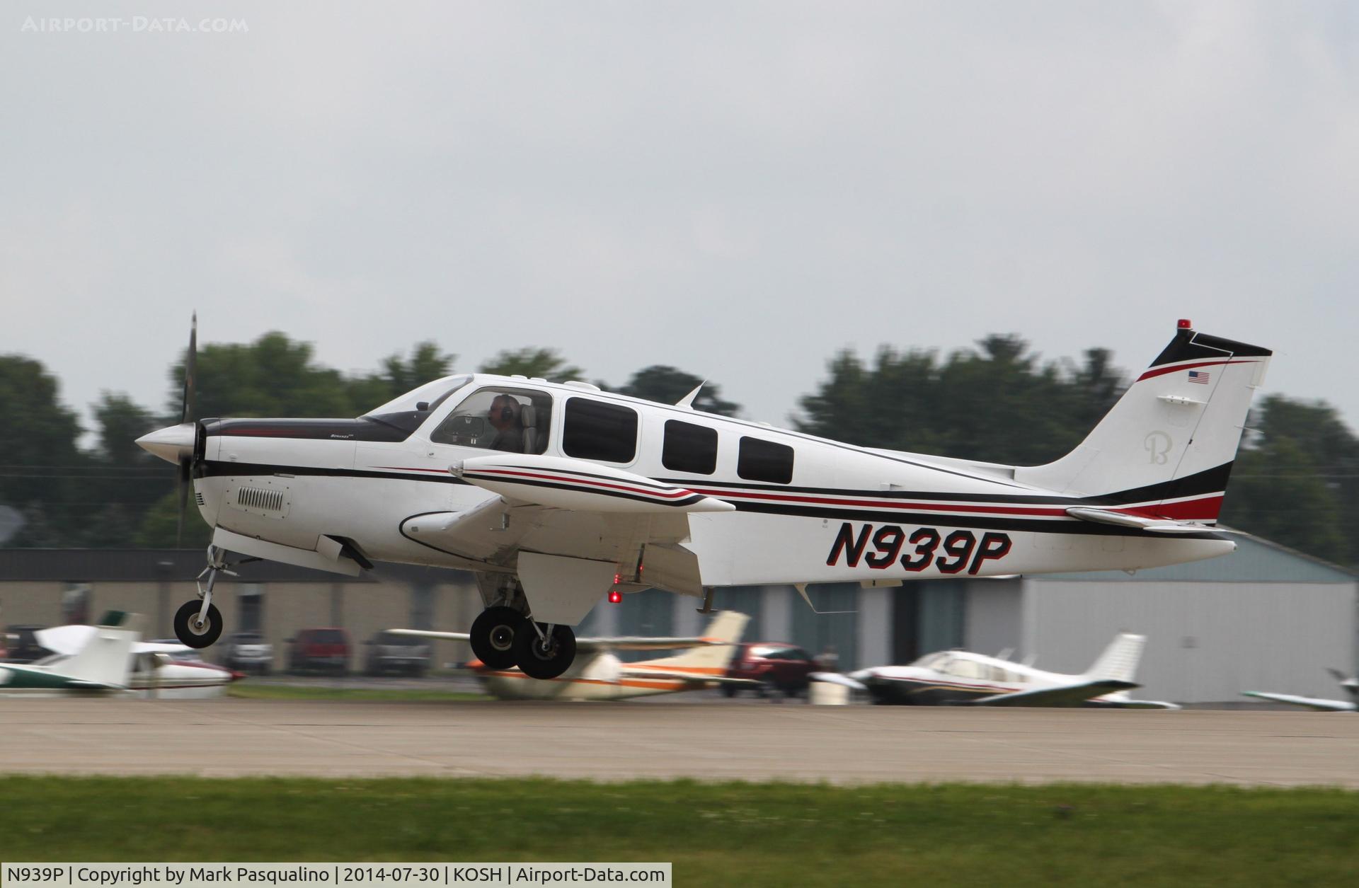 N939P, 2008 Hawker Beechcraft Corp G36 Bonanza C/N E-3847, Beech G36