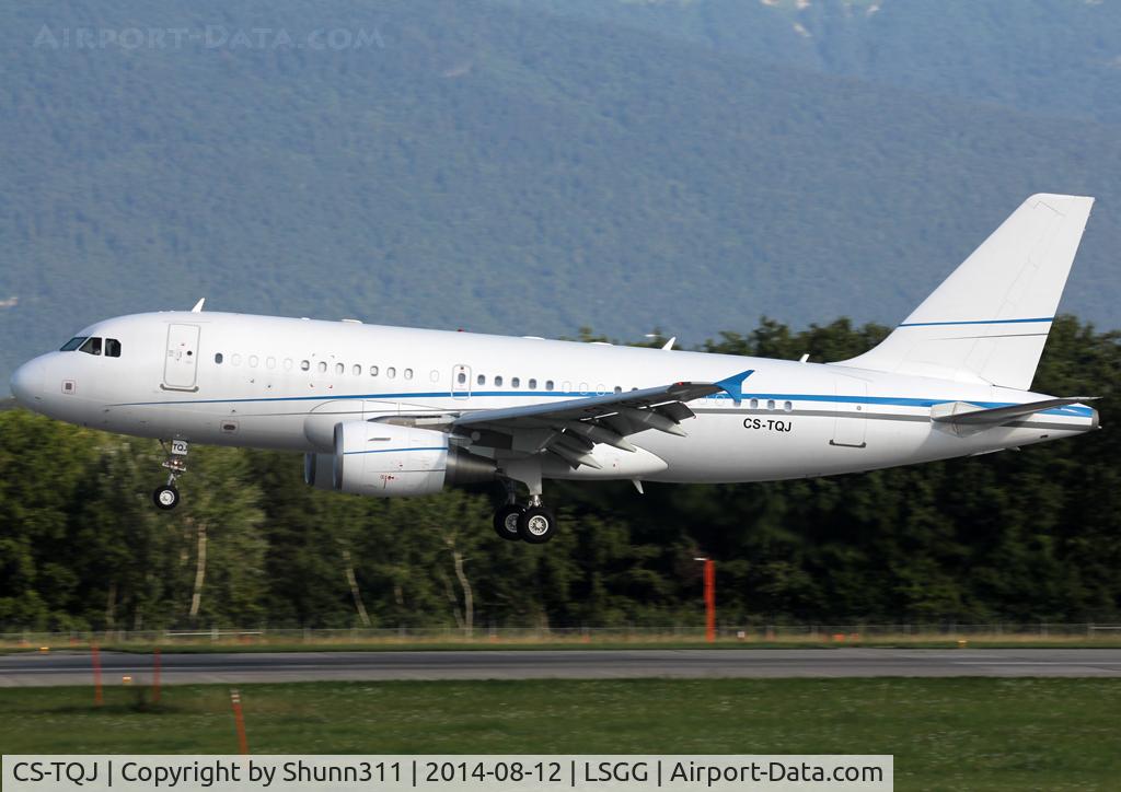 CS-TQJ, 2006 Airbus A319-115CJ C/N 2675, Landing rwy 23