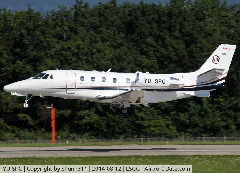 YU-SPC, 2013 Cessna 560XL Citation XLS+ C/N 560-6136, Landing rwy 23