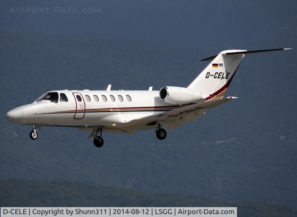 D-CELE, 2005 Cessna 525B CitationJet CJ3 C/N 525B-0011, Landing rwy 23