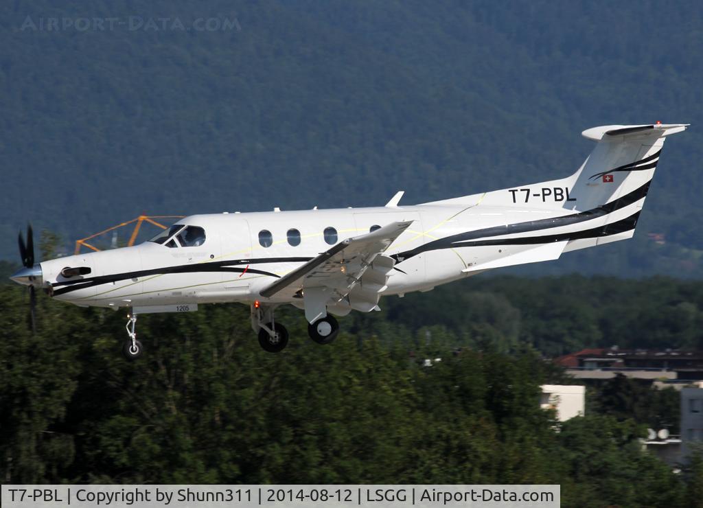 T7-PBL, 2010 Pilatus PC-12/47E C/N 1205, Landing rwy 23
