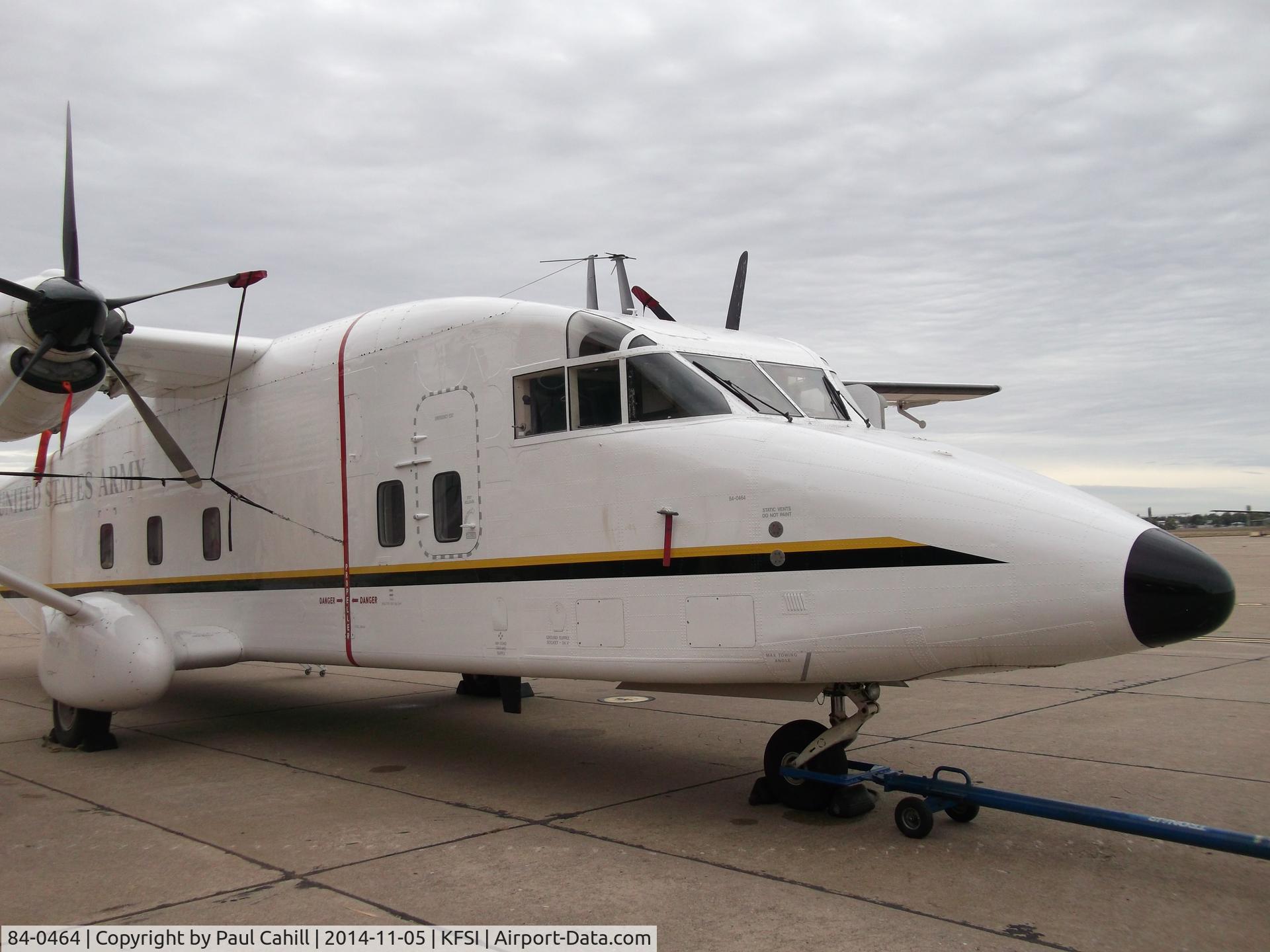 84-0464, 1985 Short C-23A Sherpa C/N SH.3111, 84-0464 about to be Auctioned off by GSA., at Fort Sill, Henry Post Air Field, Oklahoma.