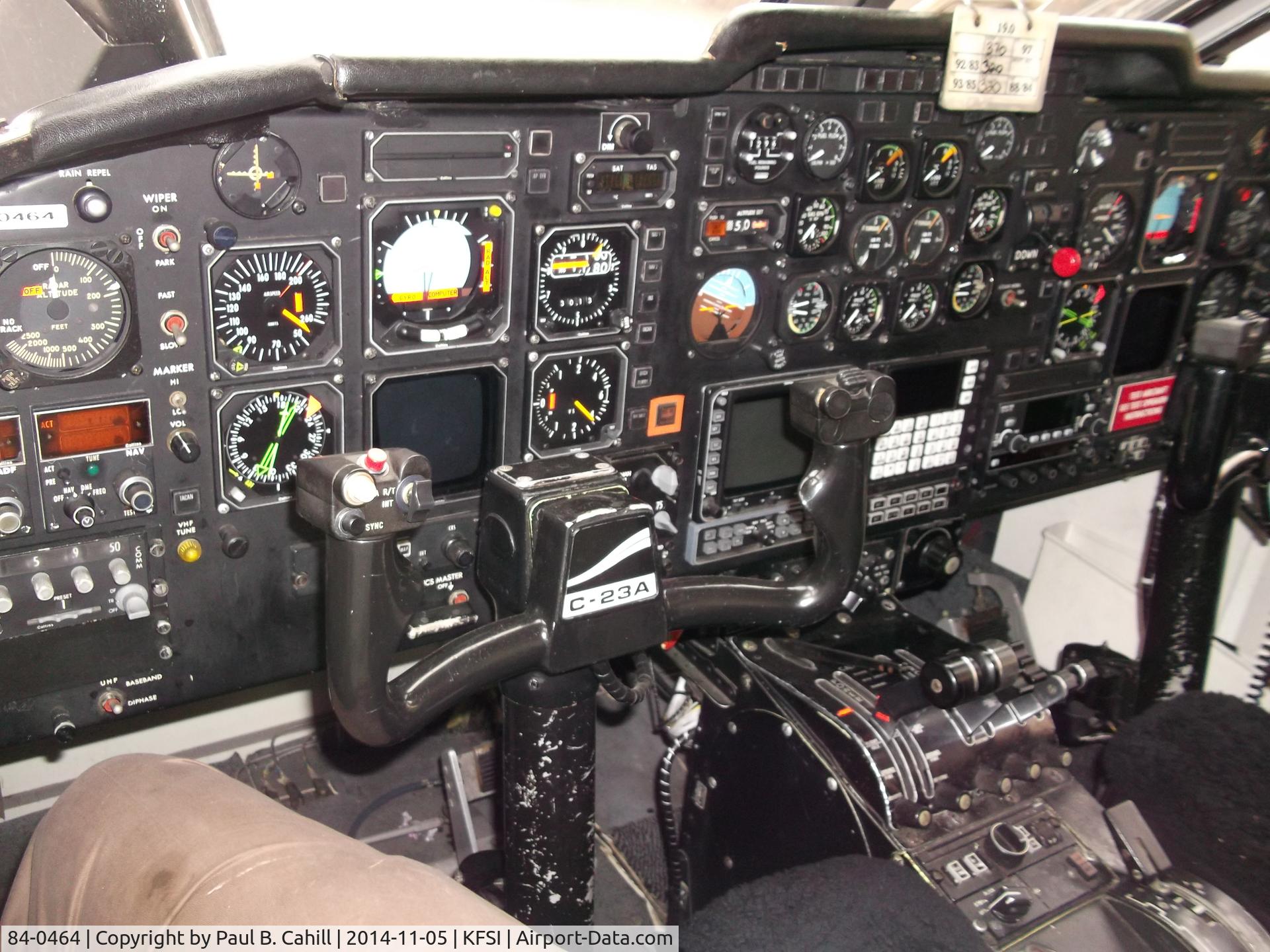 84-0464, 1985 Short C-23A Sherpa C/N SH.3111, Cockpit View 84-0464