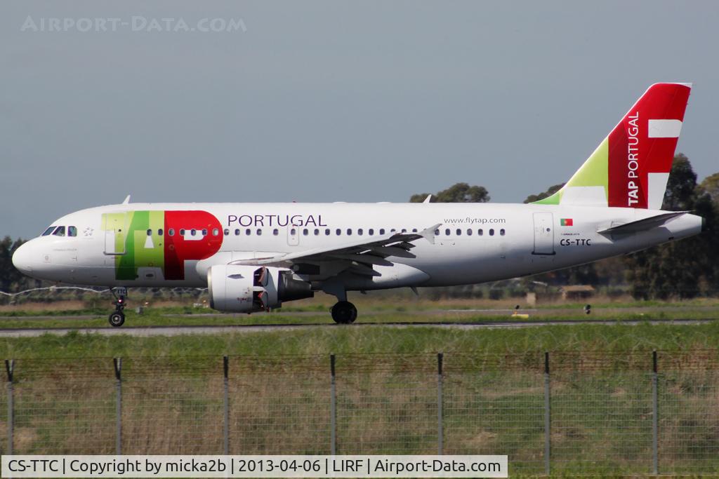CS-TTC, 1997 Airbus A319-111 C/N 763, Landing. Scrapped in october 2020.