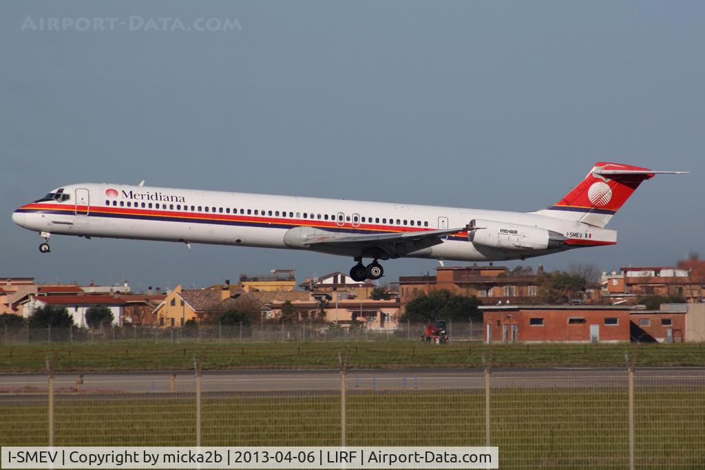 I-SMEV, 1988 McDonnell Douglas MD-82 (DC-9-82) C/N 49669, Landing