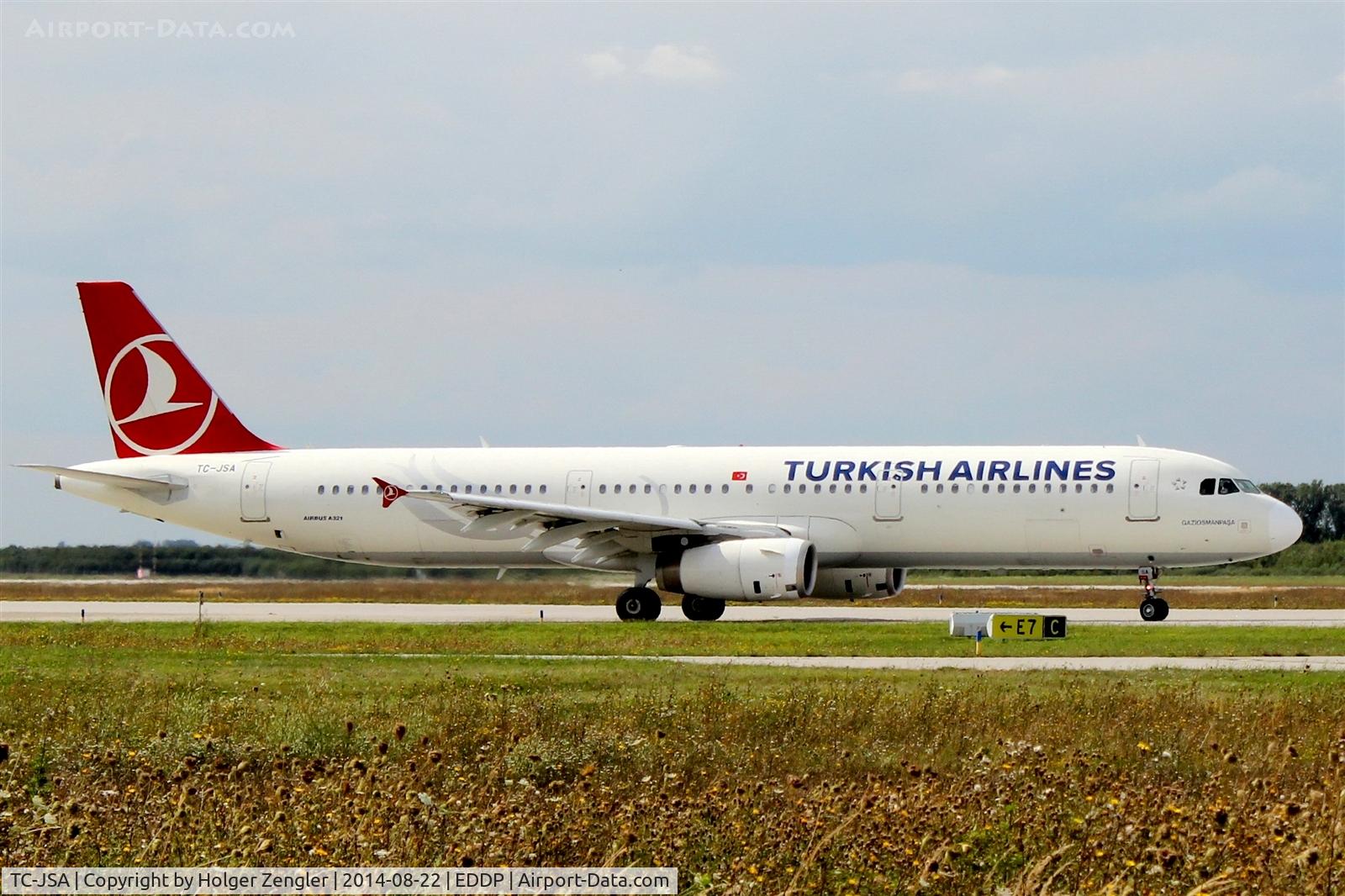 TC-JSA, 2012 Airbus A321-231 C/N 5154, Taxiing along twy E7 expecting departure on rwy 26R....