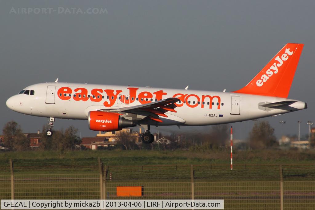 G-EZAL, 2006 Airbus A319-111 C/N 2754, Landing
