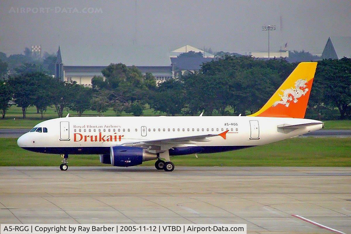 A5-RGG, 2004 Airbus A319-115 C/N 2346, Airbus A319-115 [2346] (Druk Air) Bangkok~HS 12/11/2005