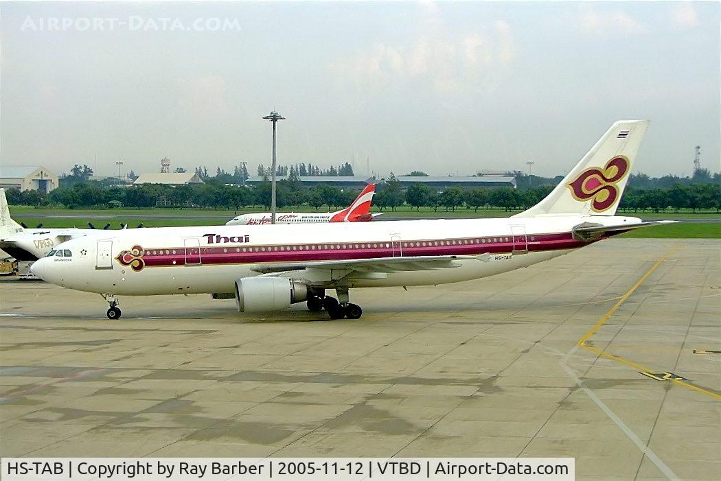 HS-TAB, 1985 Airbus A300B4-601 C/N 371, Airbus A300B4-601 [371] (Thai Airways) Bangkok~HS 12/11/2005