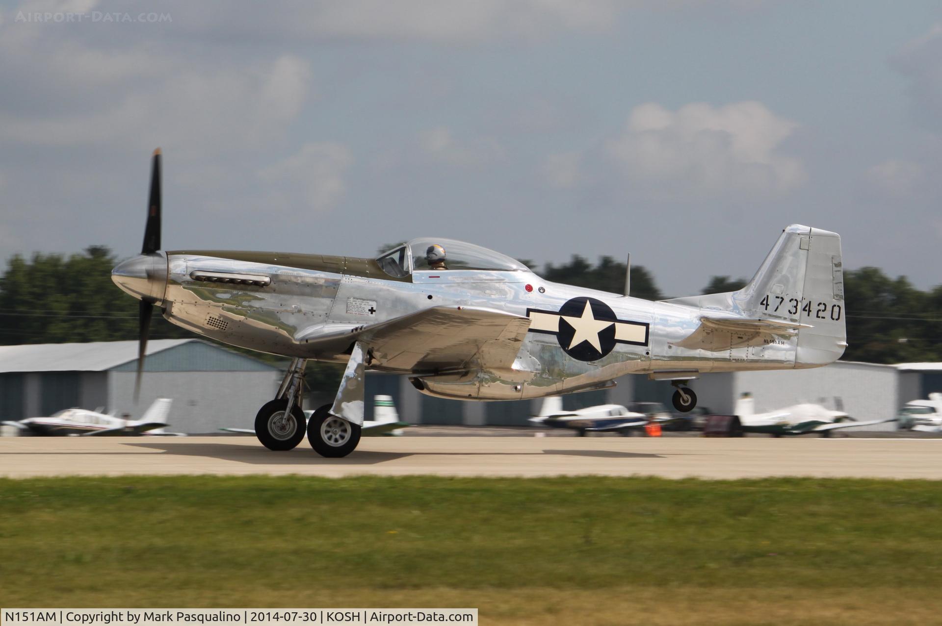 N151AM, 1944 North American P-51D Mustang C/N 122-39879, North American P-51D