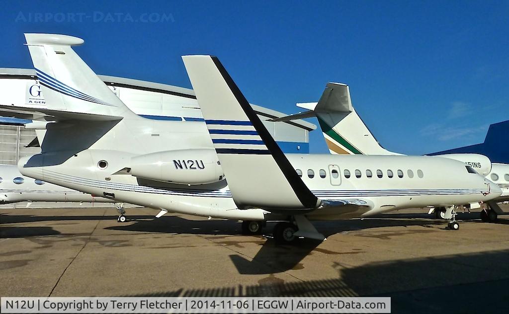 N12U, 2008 Dassault Falcon 7X C/N 53, 2008 Dassault Falcon 7X, c/n: 53 at Luton