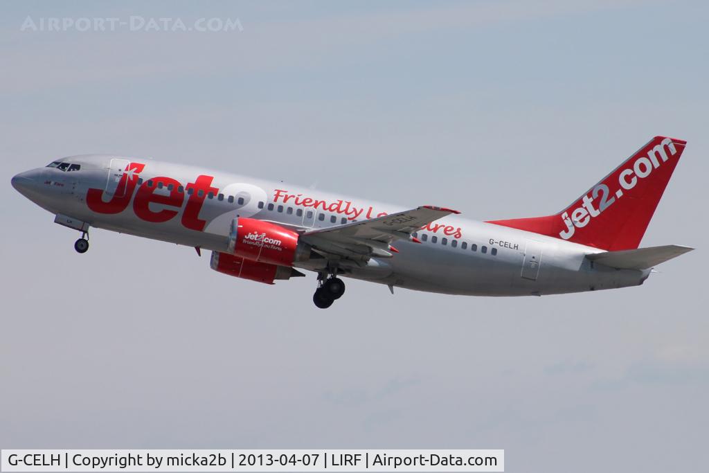 G-CELH, 1986 Boeing 737-330 C/N 23525, Take off