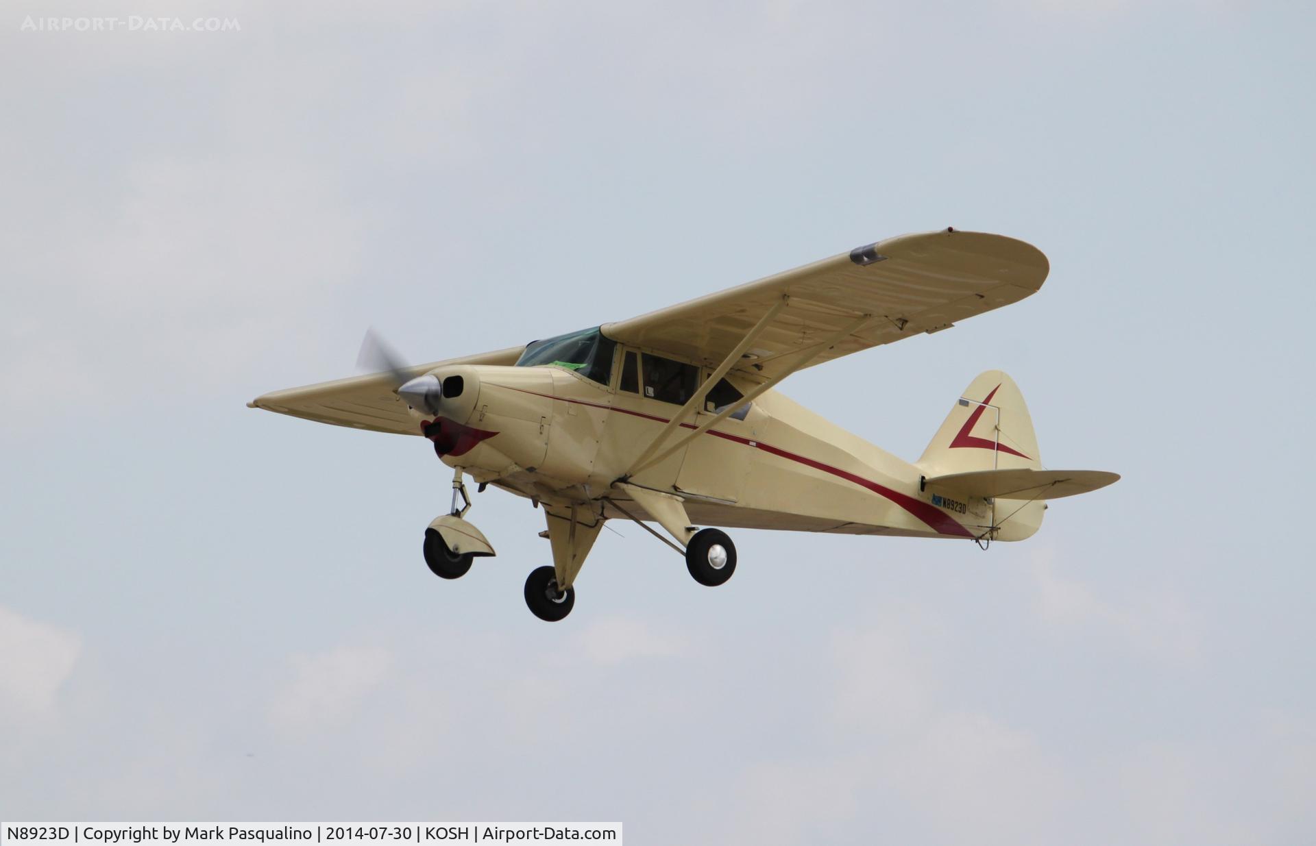 N8923D, 1958 Piper PA-22-160 Tri Pacer C/N 22-6080, Piper PA-22-160