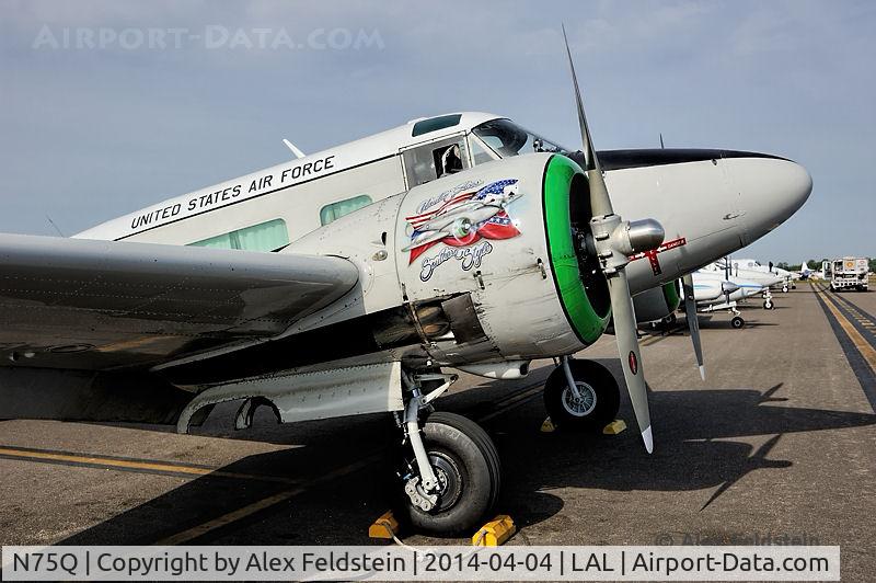 N75Q, 1951 Beech C-45G Expeditor (AT-11) C/N 4009/AF-423, Sun-N-Fun 2014