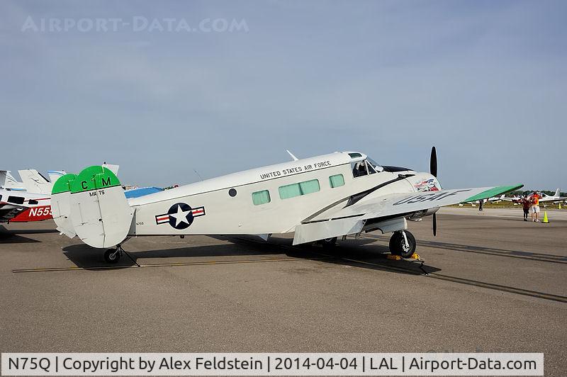 N75Q, 1951 Beech C-45G Expeditor (AT-11) C/N 4009/AF-423, Sun-N-Fun 2014