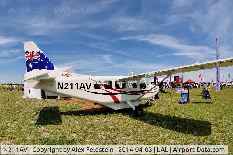 N211AV, 2012 Gippsland GA-8-TC320 Airvan C/N GA8-TC320-11-169, Sun-N-Fun 2014