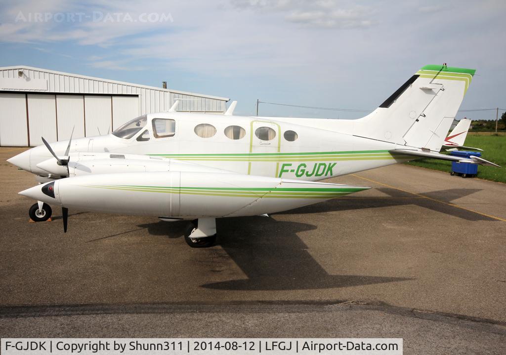 F-GJDK, Cessna 421A Golden Eagle C/N 421A-0080, Parked at Air Mana area...