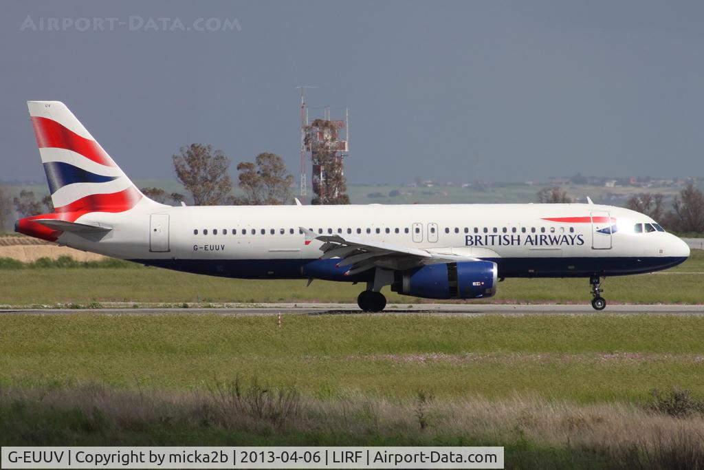 G-EUUV, 2008 Airbus A320-232 C/N 3468, Taxiing