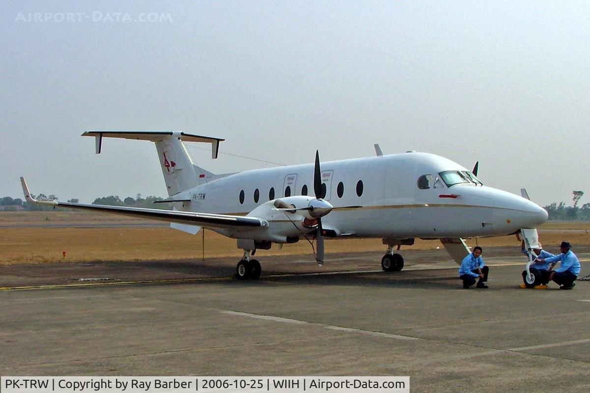 PK-TRW, 1995 Beech 1900D C/N UE-177, Beech 1900D [UE-177] (Indonesia Air Transport) Jakarta-Halim Perdanakusuma Int~PK 25/10/2006