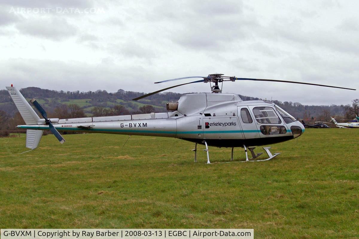 G-BVXM, 1987 Aerospatiale AS-350B Ecureuil C/N 2013, Aerospatiale AS.350B Ecureuil [2013] (Berkeleyparks) Cheltenham Racecourse~G 13/03/2008