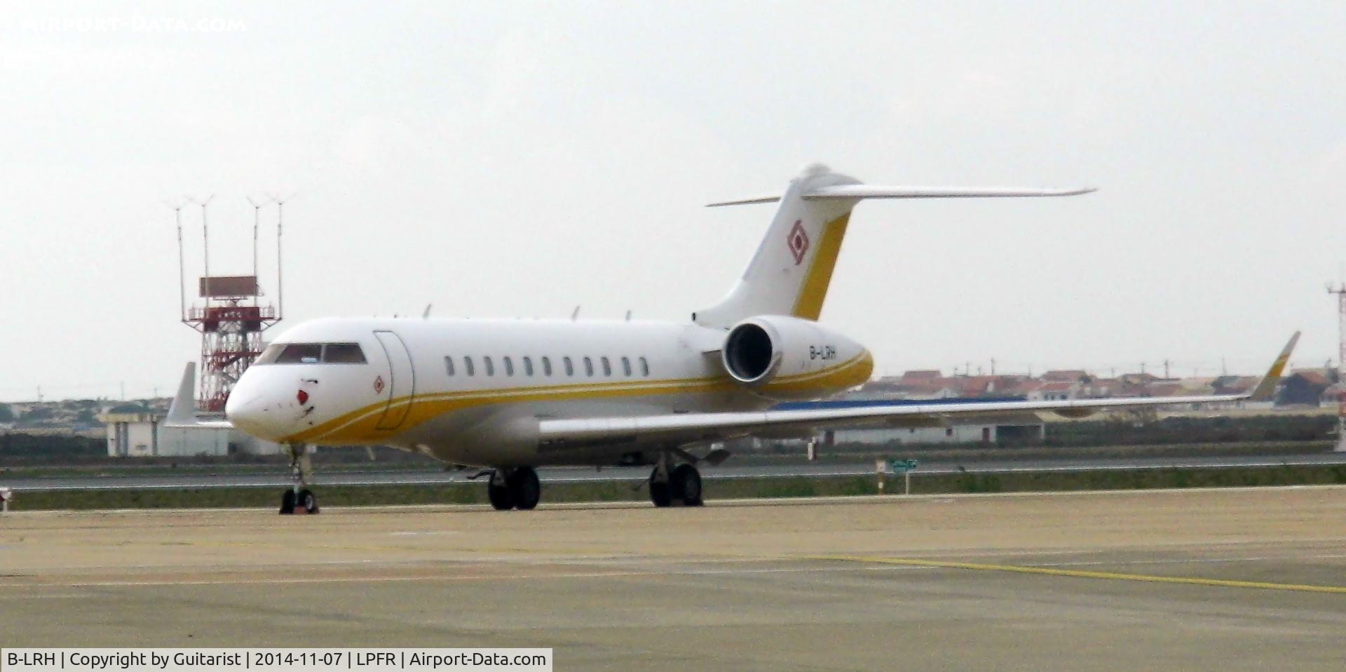 B-LRH, 2007 Bombardier BD-700-1A11 Global 5000 C/N 9241, Interesting visitor to Faro