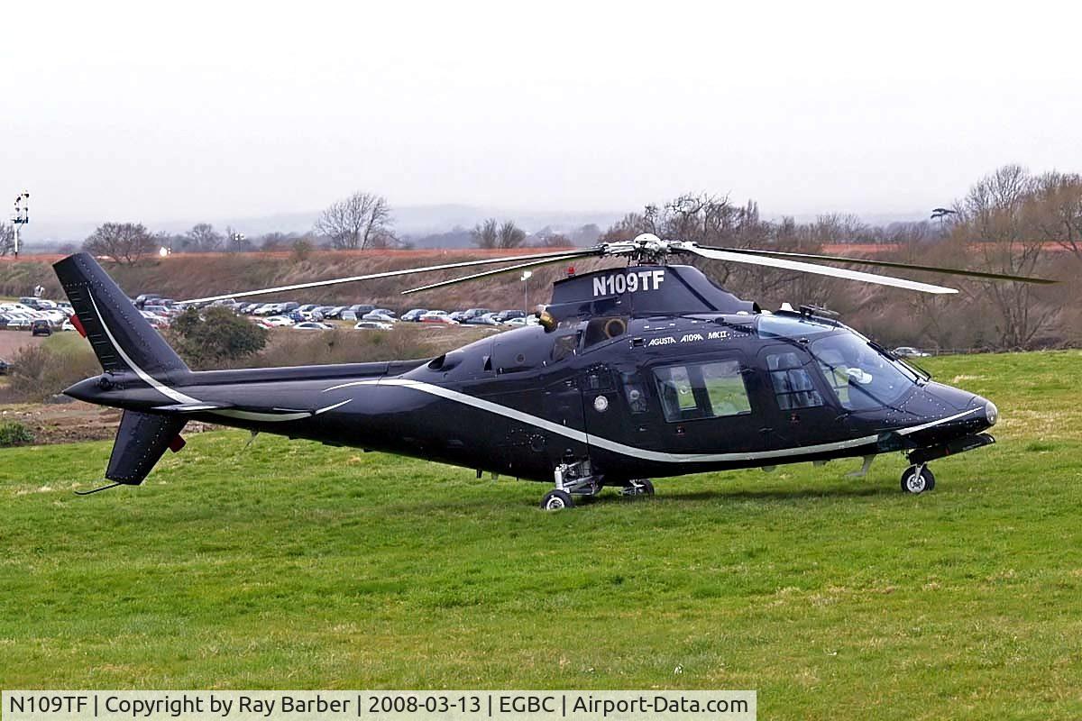 N109TF, 1985 Agusta A109A II C/N 7328, Agusta A.109A-2 [7328] Cheltenham Racecourse~G 13/03/2008
