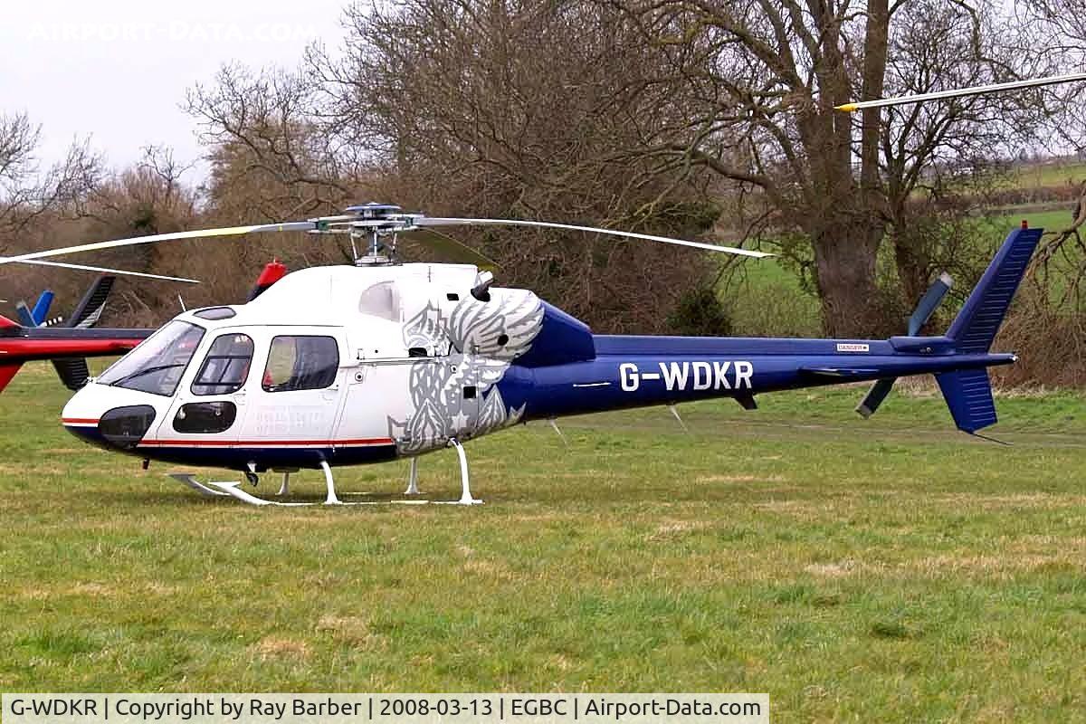 G-WDKR, 1981 Aerospatiale AS-355F-1 Ecureuil 2 C/N 5115, Aerospatiale AS.355F1 Ecureuil II [5115] (Cheshire Helicopters Ltd) Cheltenham Racecourse~G 13/03/2008