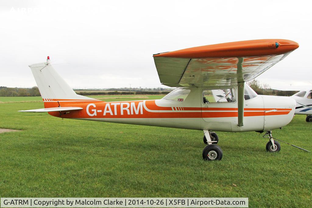 G-ATRM, 1966 Reims Cessna F150F C/N 0053, Reims F150F, Fishburn Airfield October 26th 2014.