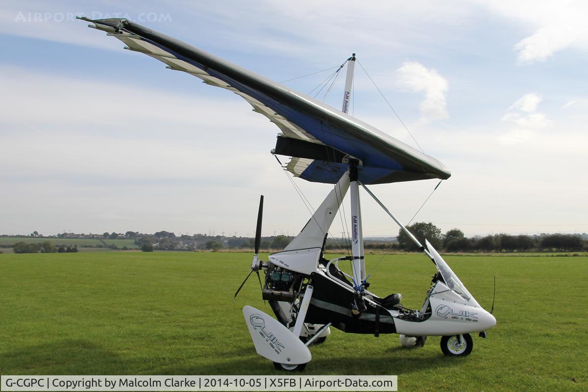 G-CGPC, 2010 P&M Aviation Pegasus Quik 912S C/N 8544, P&M Aviation Pegasus Quik 912S, Fishburn Airfield UK, October 5th 2014.