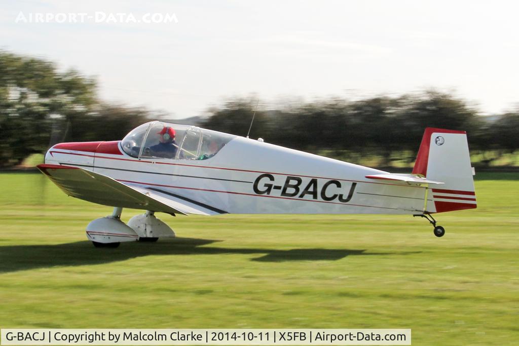 G-BACJ, 1966 Jodel D-120 Paris-Nice C/N 315, Jodel D-120 Paris-Nice, Fishburn Airfield UK, October 11th 2014.