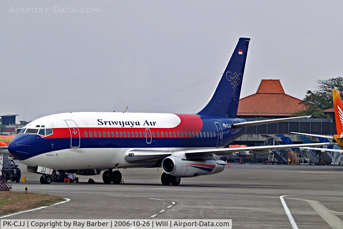 PK-CJJ, 1982 Boeing 737-2B7 C/N 22880, Boeing 737-2B7 [22880] (Sriwijaya Air) Jakarta-Soekarno Hatta Int~PK 26/10/2006