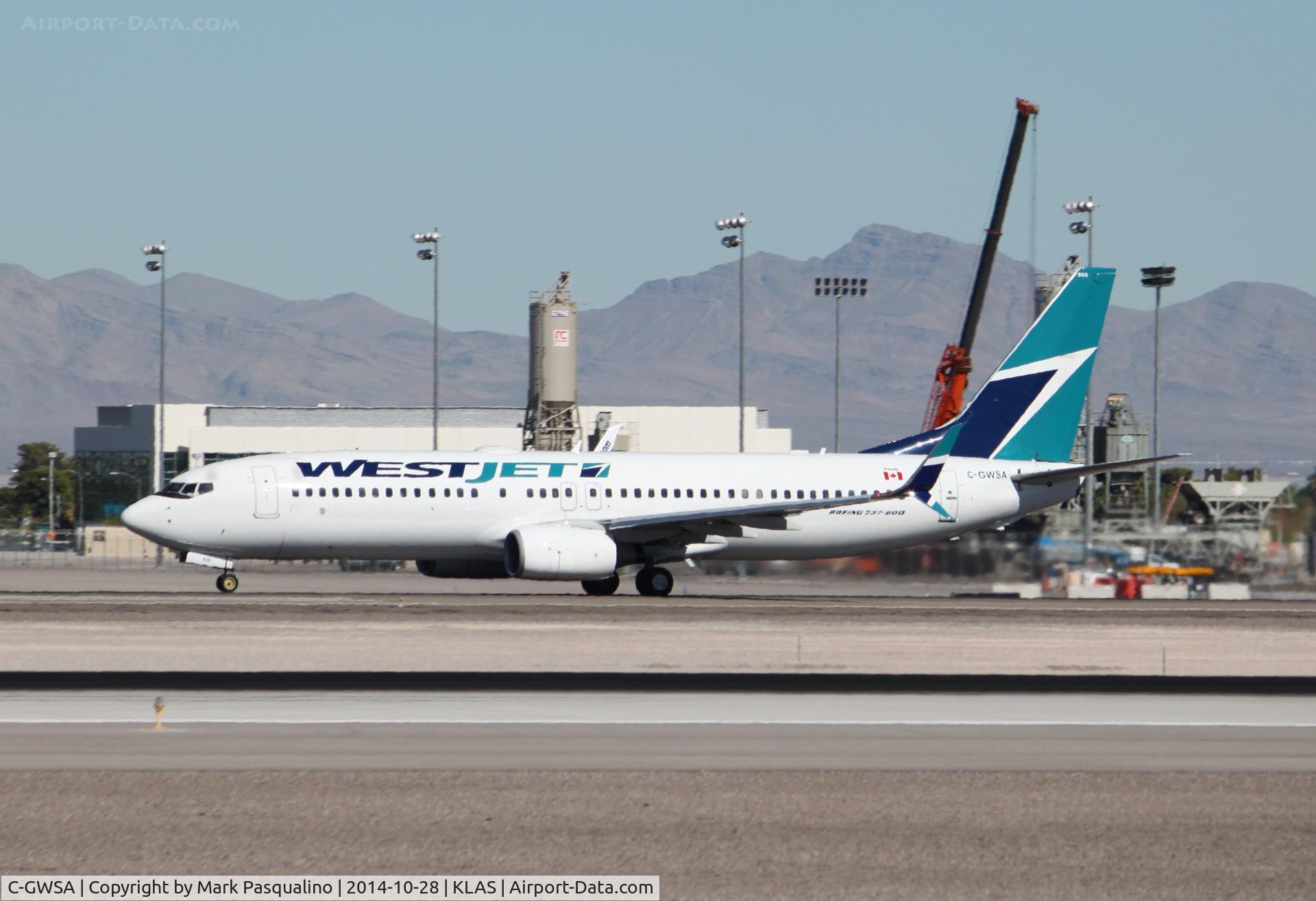 C-GWSA, 2005 Boeing 737-8CT C/N 34153, Boeing 737-800