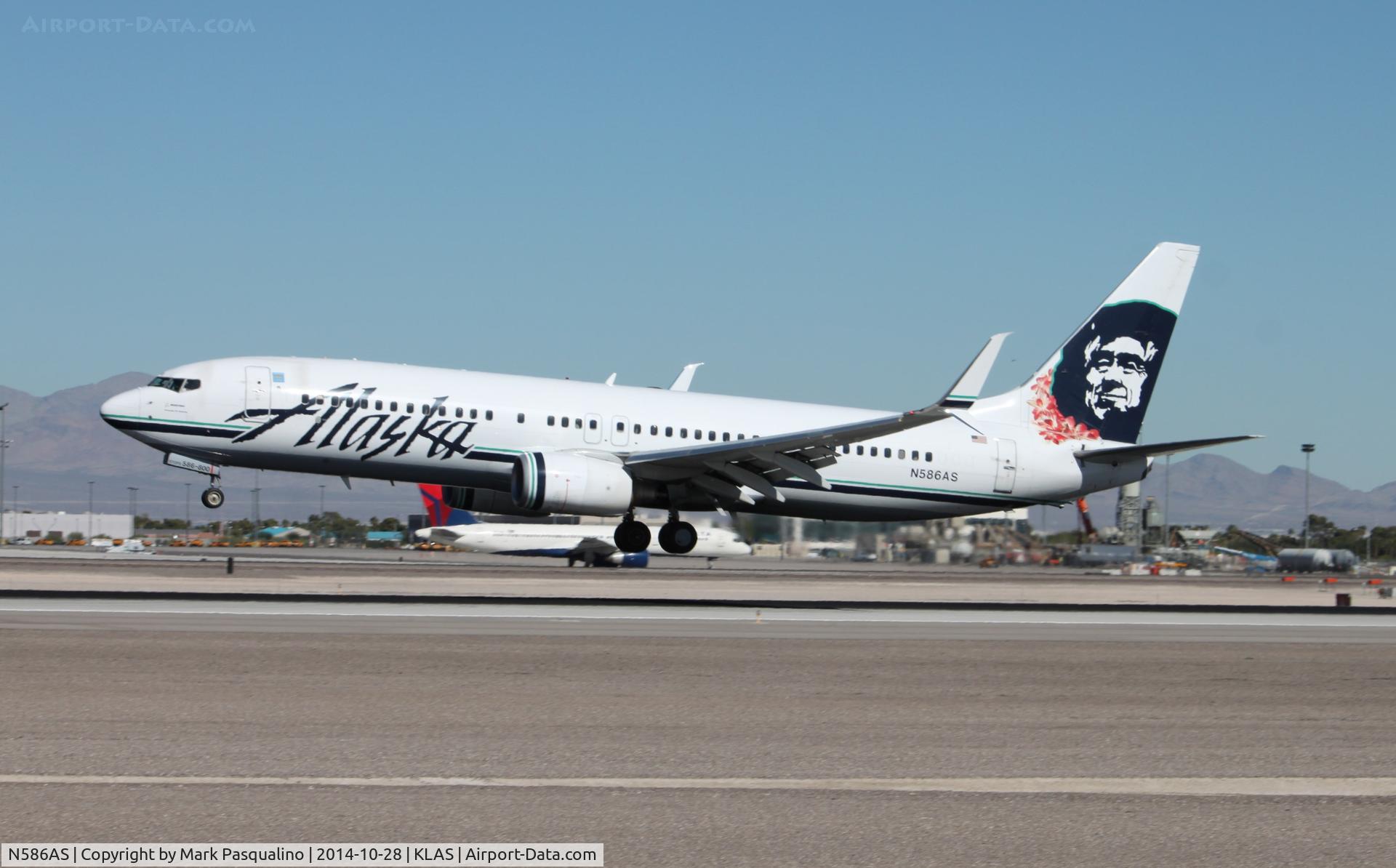 N586AS, 2007 Boeing 737-890 C/N 35189, Boeing 737-800