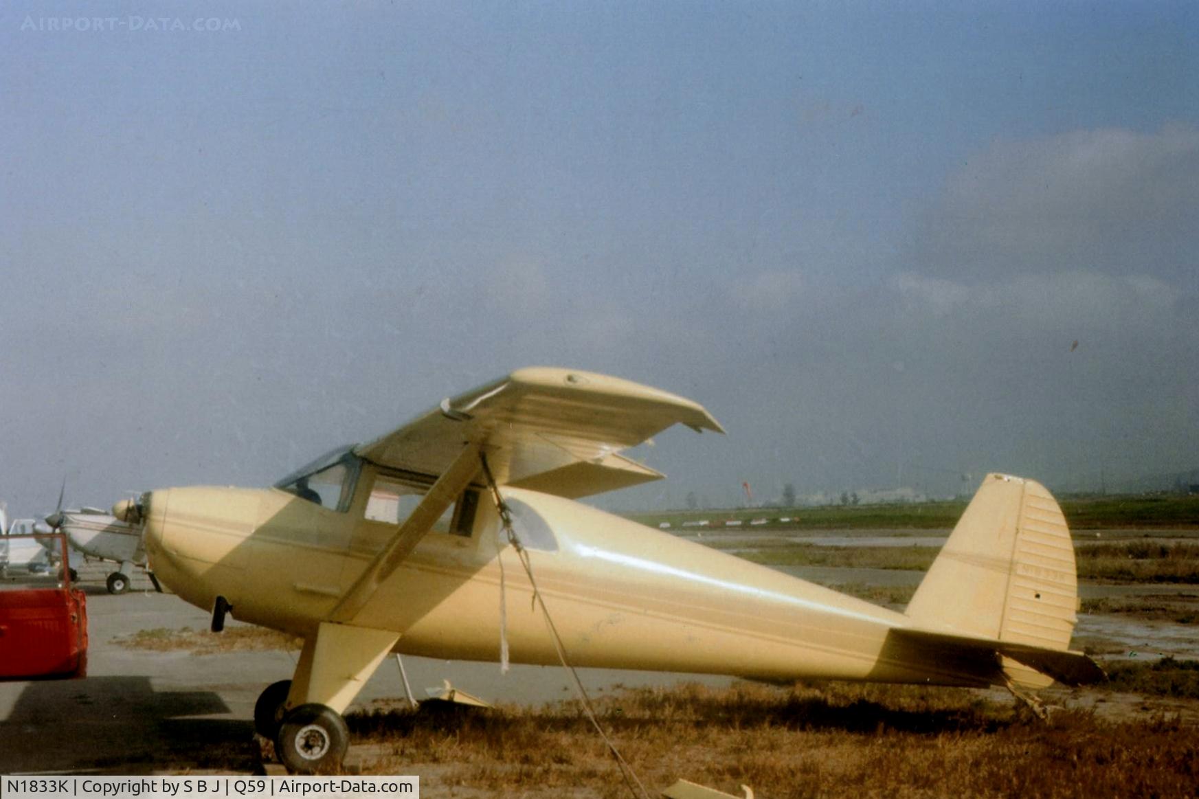 N1833K, 1946 Luscombe 8E Silvaire C/N 4560, 33K being put back together.