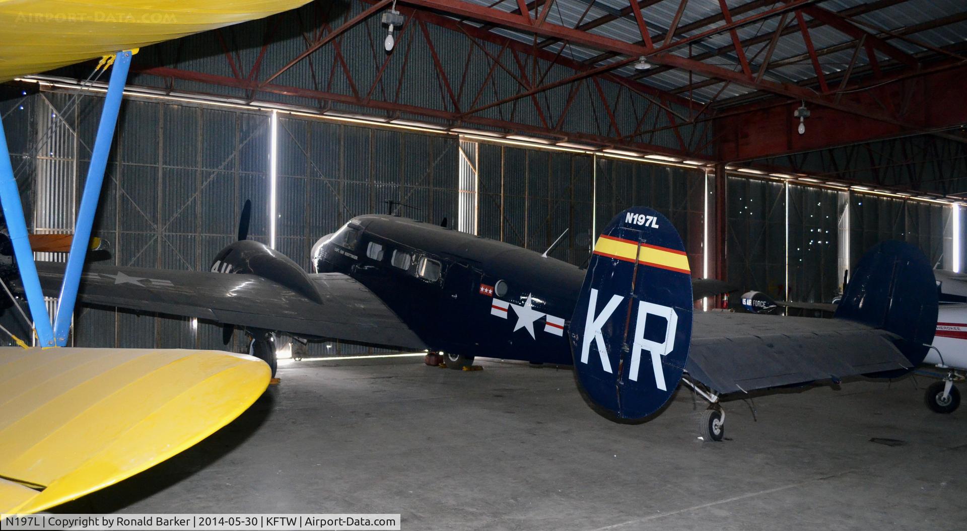 N197L, 1947 Beech D18S C/N A-361, Vintage Aircraft Museum
