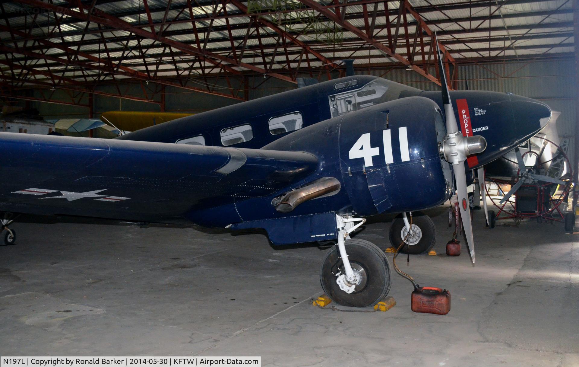 N197L, 1947 Beech D18S C/N A-361, Vintage Flying Museum