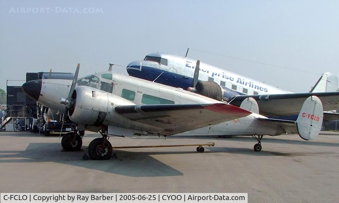 C-FCLO, 1956 Beech E18S-9700 C/N BA-143, Beech E.18S [BA-143] (Enterprise Air) Oshawa~C 25/06/2005