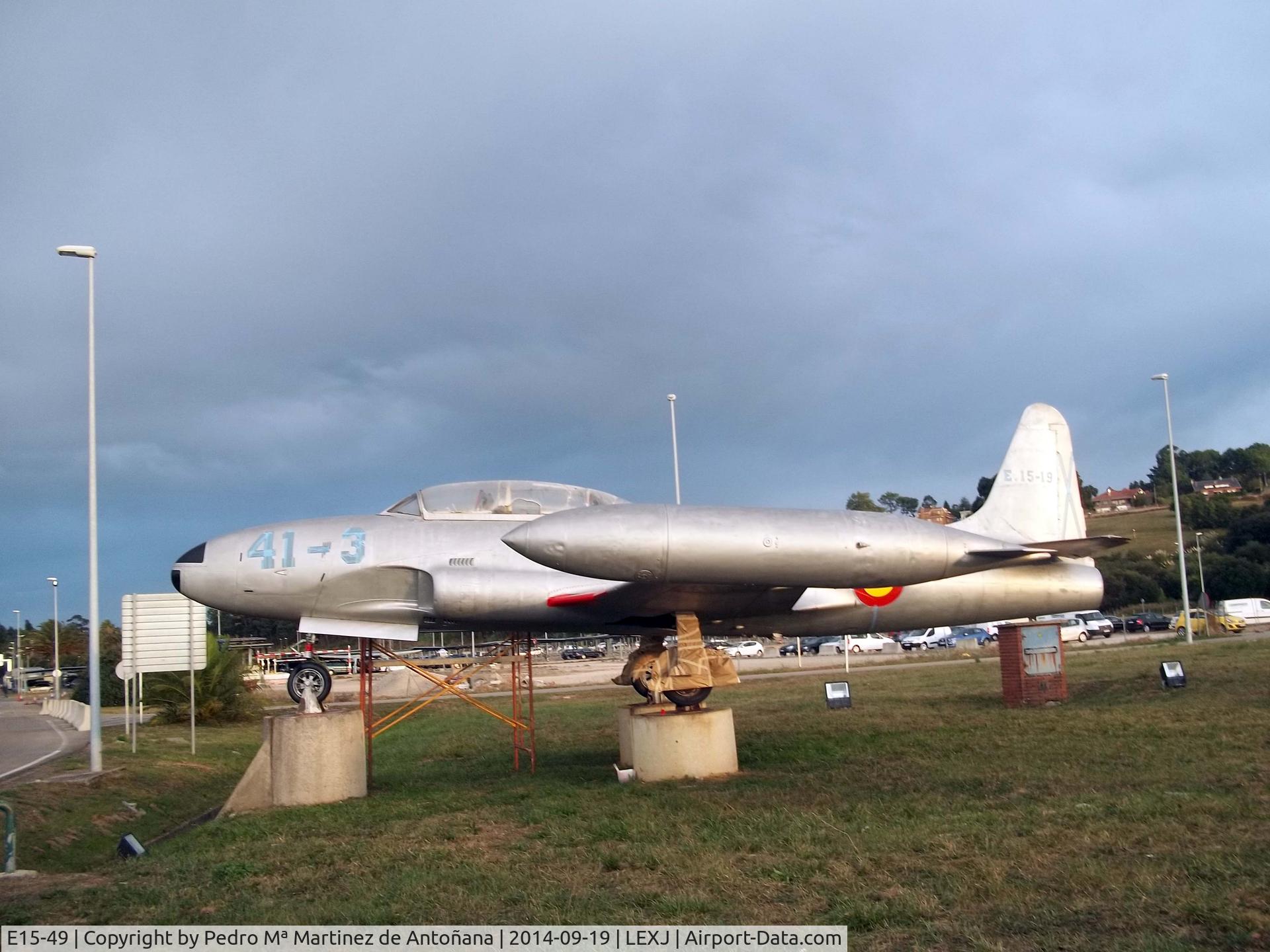 E15-49, 1951 Lockheed T-33A Shooting Star C/N 580-7004, Santander - Parayas - España