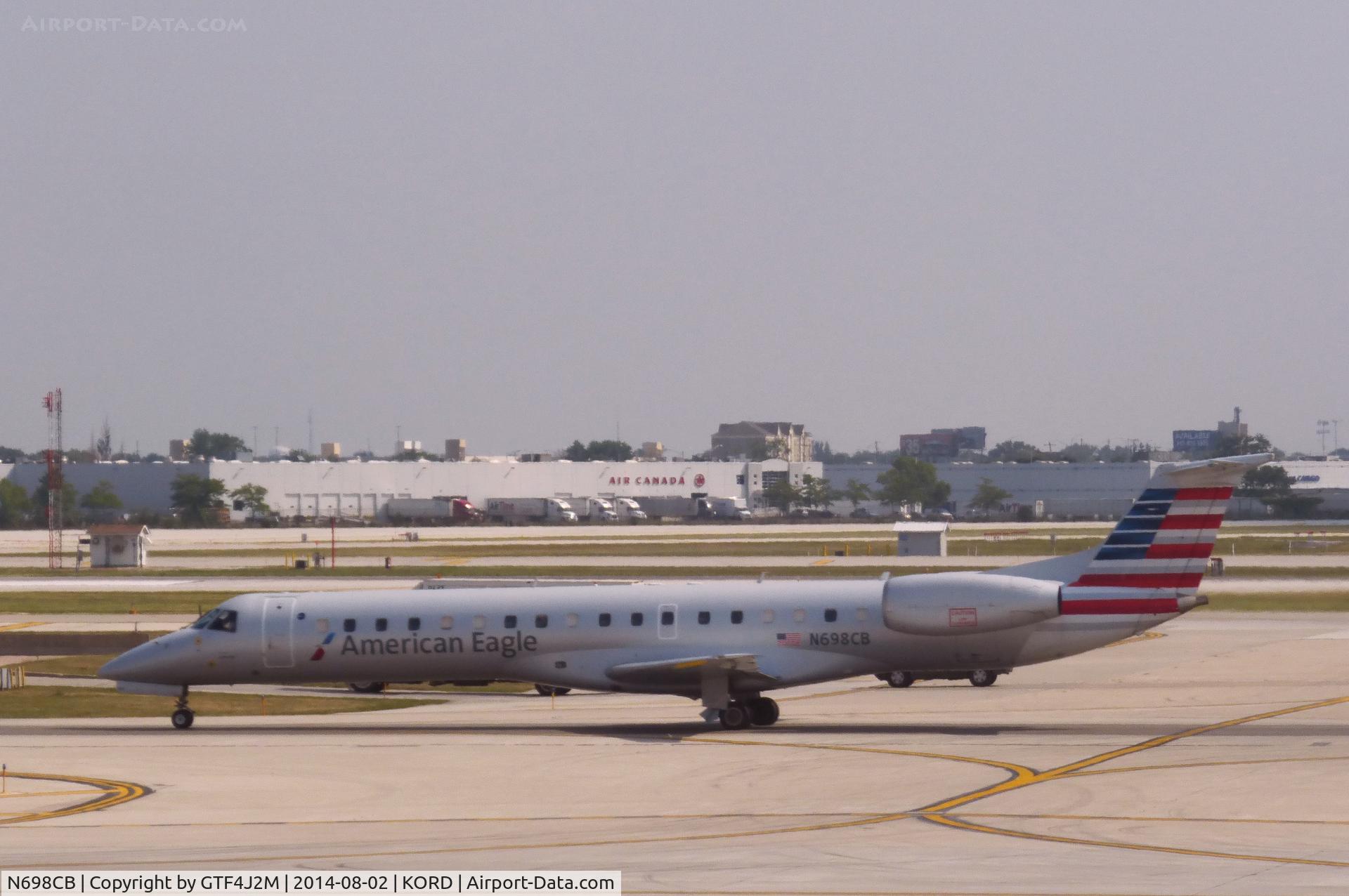 N698CB, 2004 Embraer ERJ-145LR (EMB-145LR) C/N 14500877, N698CB  American Eagle AL  Chicago 2.8.14