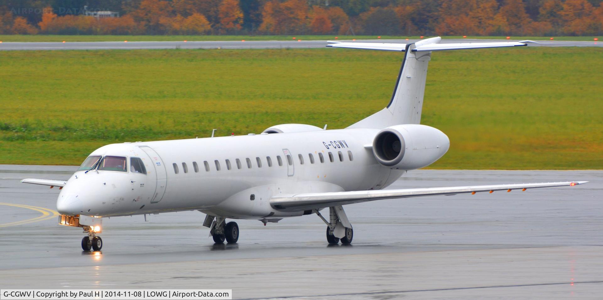G-CGWV, 2000 Embraer ERJ-145MP (EMB-145MP) C/N 145362, One Direction landing with this E145 at LOWG