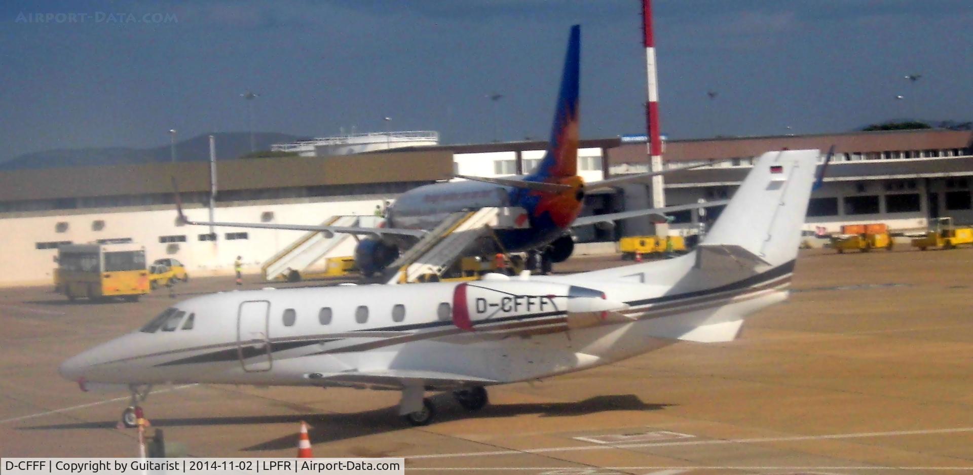 D-CFFF, 2006 Cessna 560XLS Citation Excel C/N 560-5634, On the GA at Faro