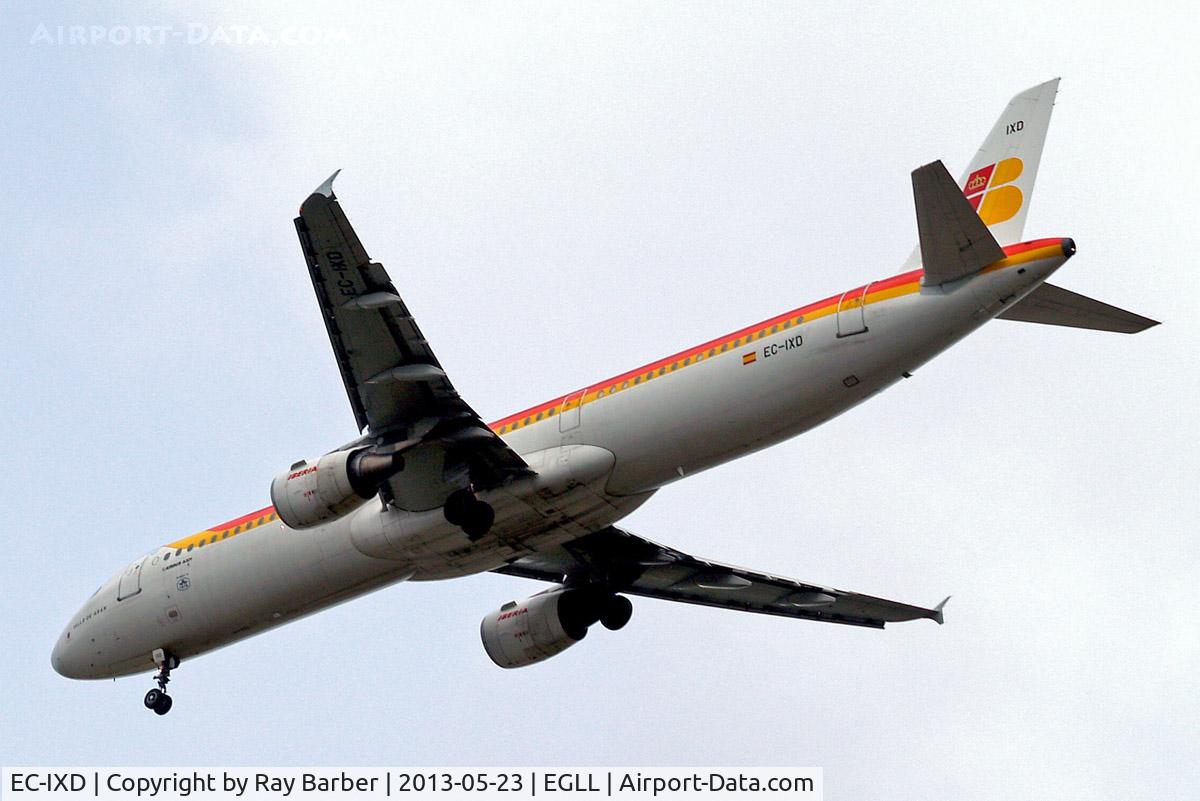 EC-IXD, 2004 Airbus A321-211 C/N 2220, Airbus A321-211 [2220] (Iberia) Home~G 23/05/2013. On approach 27R.