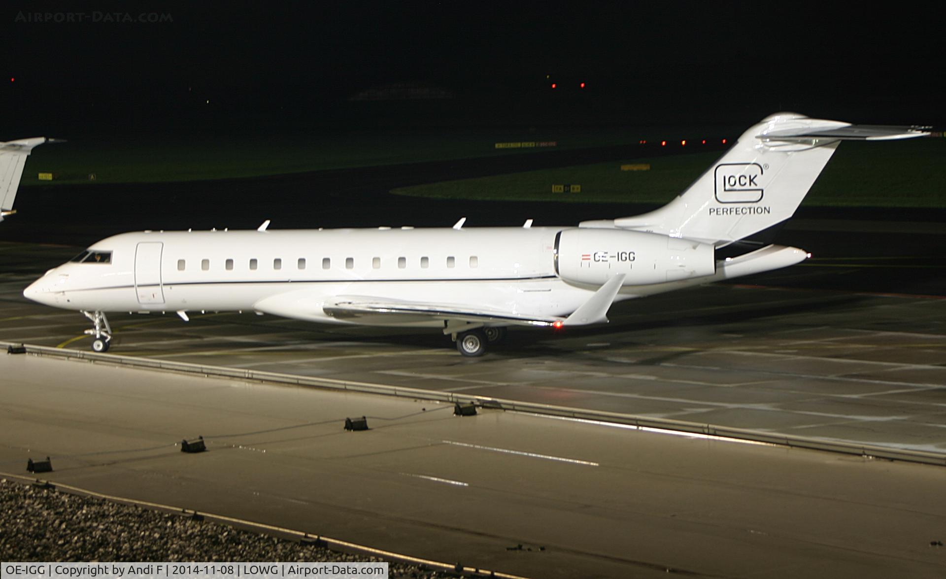 OE-IGG, 2007 Bombardier BD-700-1A10 Global Express XRS C/N 9251, Glock Bombardier BD-700-1A10 Global Express XRS